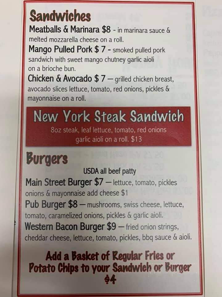 LUKA's - Jackson, CA menu_pic