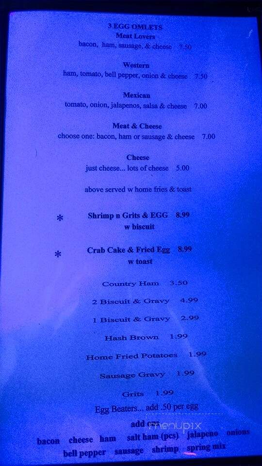Dock House Restaurant - Beaufort, NC menu_pic