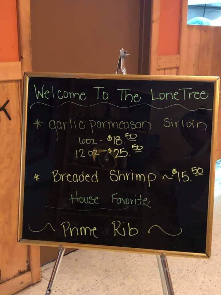Lone Tree Steakhouse - Geddes, SD menu_pic