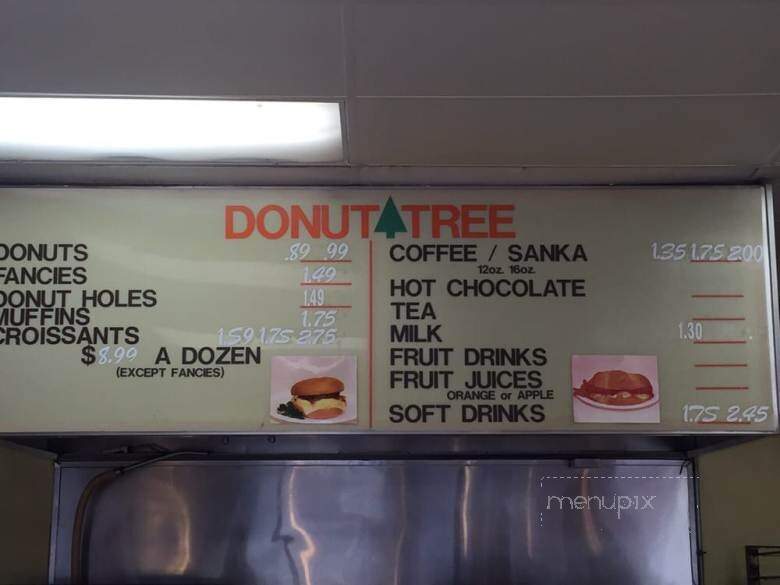 Donut Tree - Walnut, CA menu_pic