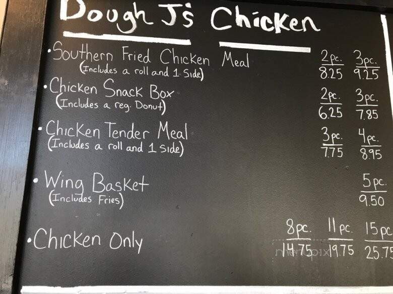 Dough J's Chicken and Donuts - Brooksville, FL menu_pic