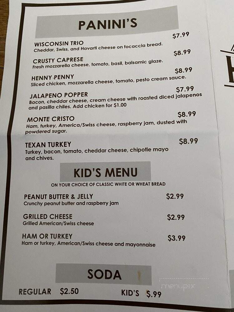 The Homestead Deli - Orcutt, CA menu_pic