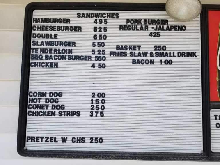 Chocolate Shop - Fowler, IN menu_pic
