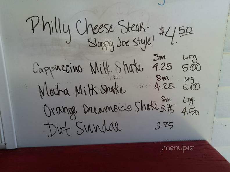 Chocolate Shop - Fowler, IN menu_pic