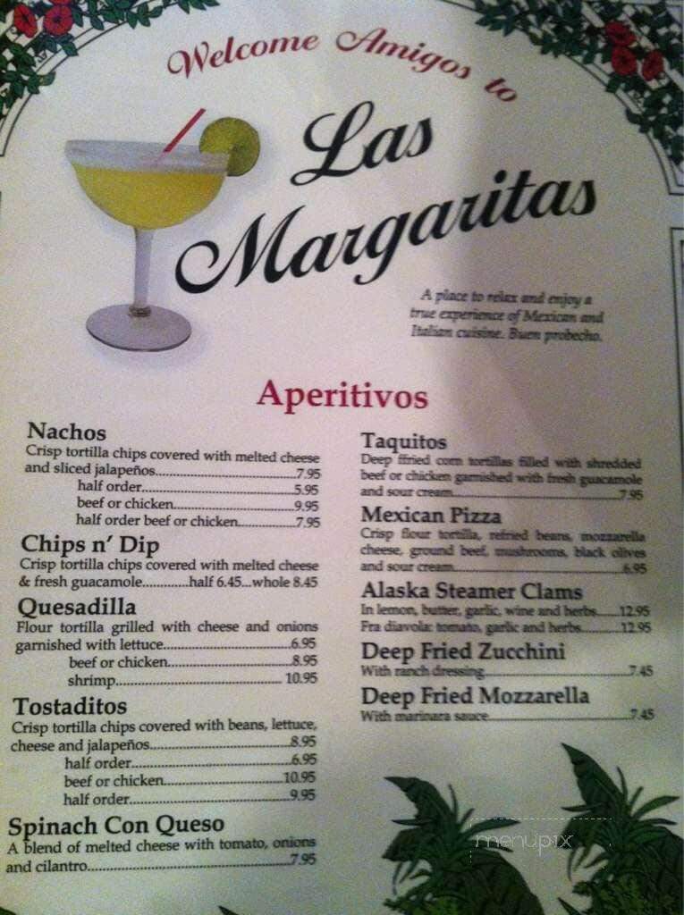Las Margaritas Mexican & Itln - Anchorage, AK menu_pic