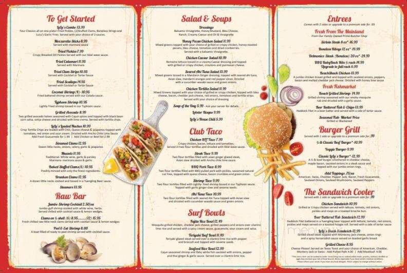 LuLu's Lobster & Wing Shack - Patchogue, NY menu_pic