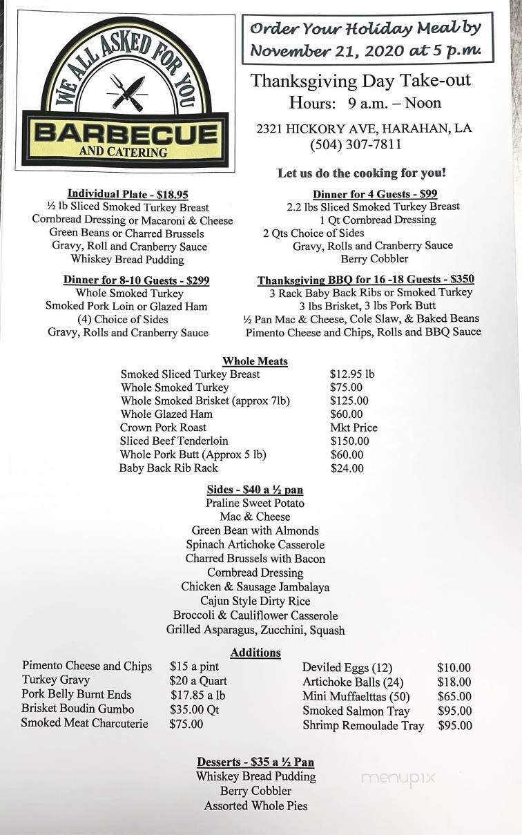 Kamp - River Ridge, LA menu_pic