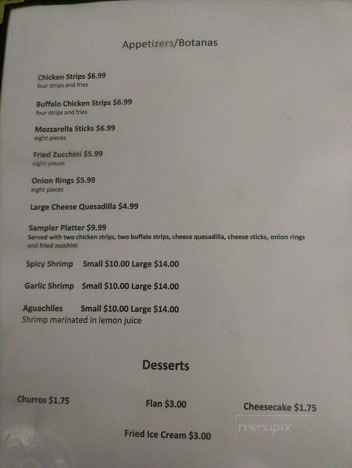 Johnny's Taco Shop - Pahrump, NV menu_pic