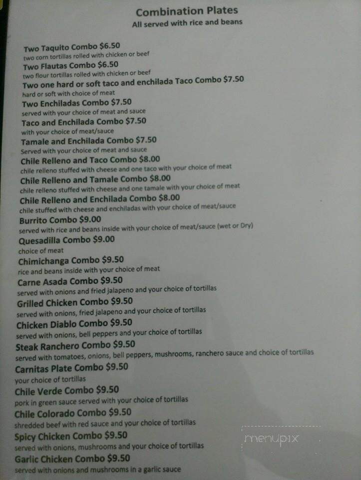 Johnny's Taco Shop - Pahrump, NV menu_pic