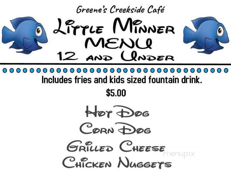 Greene's Creekside Cafe - Salt Lick, KY