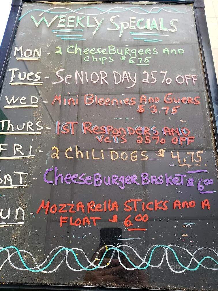 Valley Drive In Tasty Freeze - Shenandoah, PA menu_pic