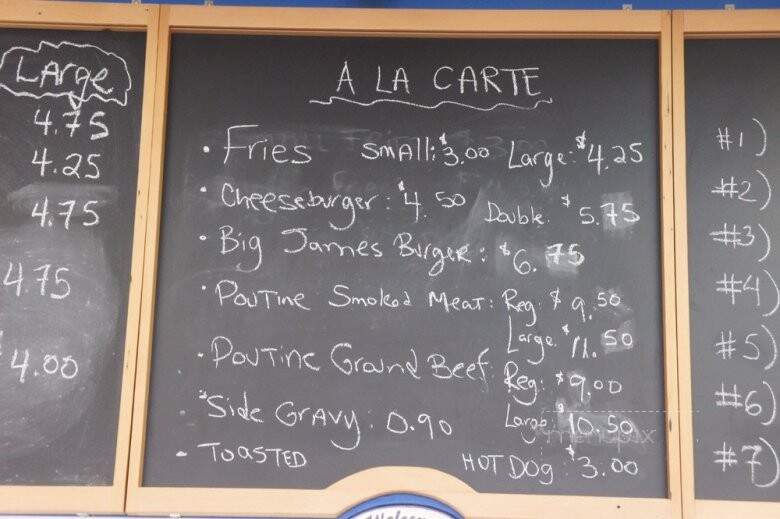 Anny's Dairy Bar - New Westminster, BC menu_pic