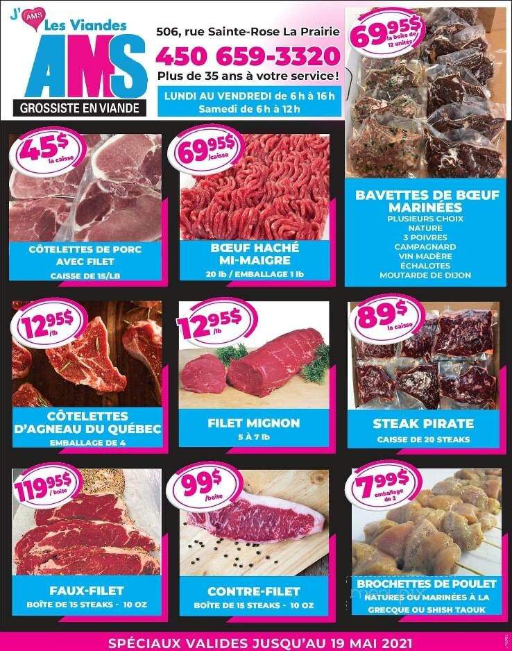 Viandes A M S Inc (Les) - La Prairie, QC menu_pic