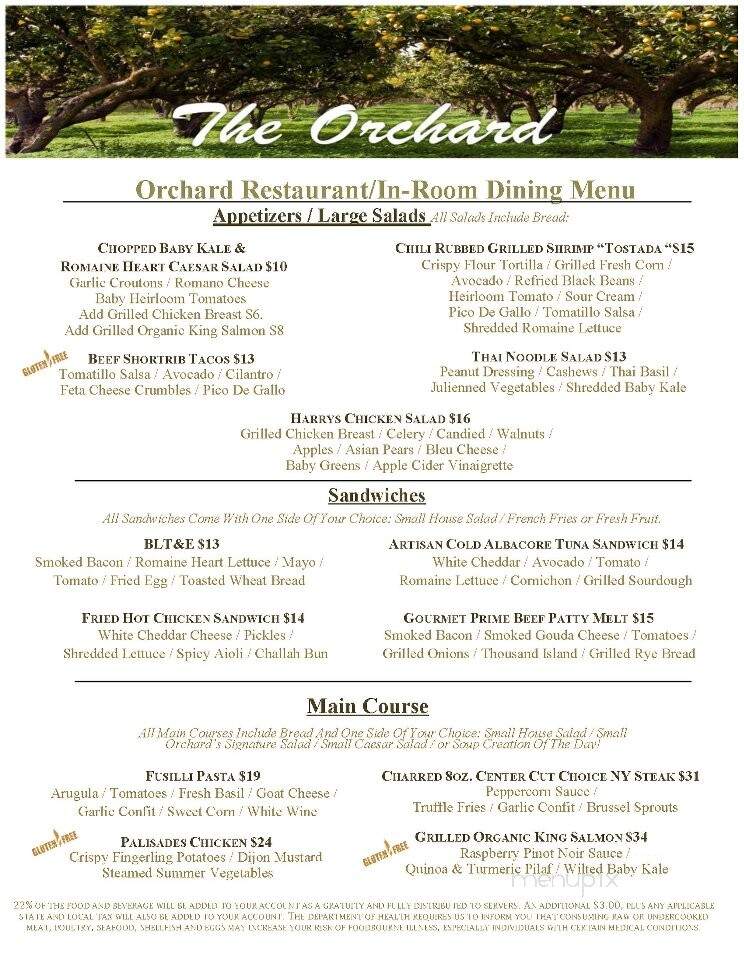 The Orchard Restaurant - Doubletree Hotel - Claremont, CA
