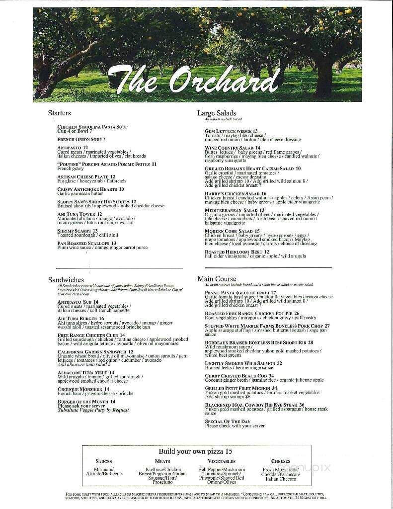 The Orchard Restaurant - Doubletree Hotel - Claremont, CA