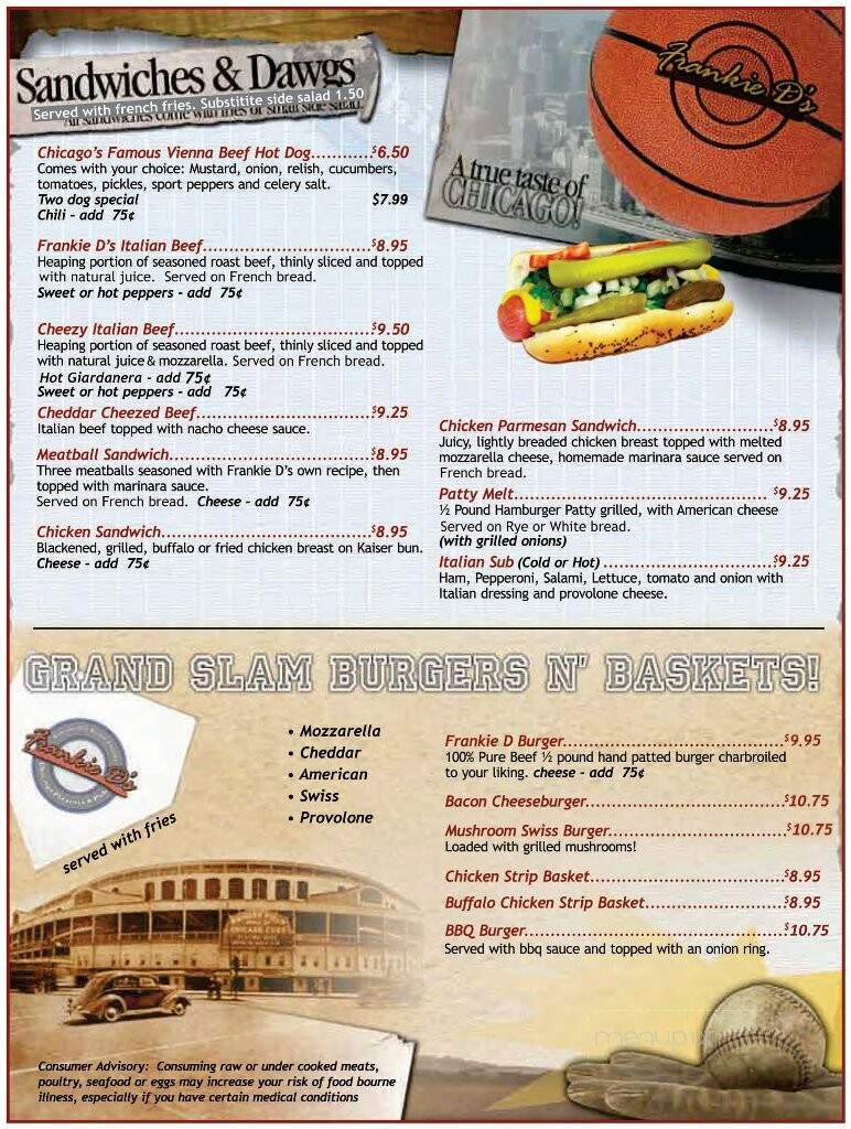 Frankie D's Southport - Southport, FL menu_pic