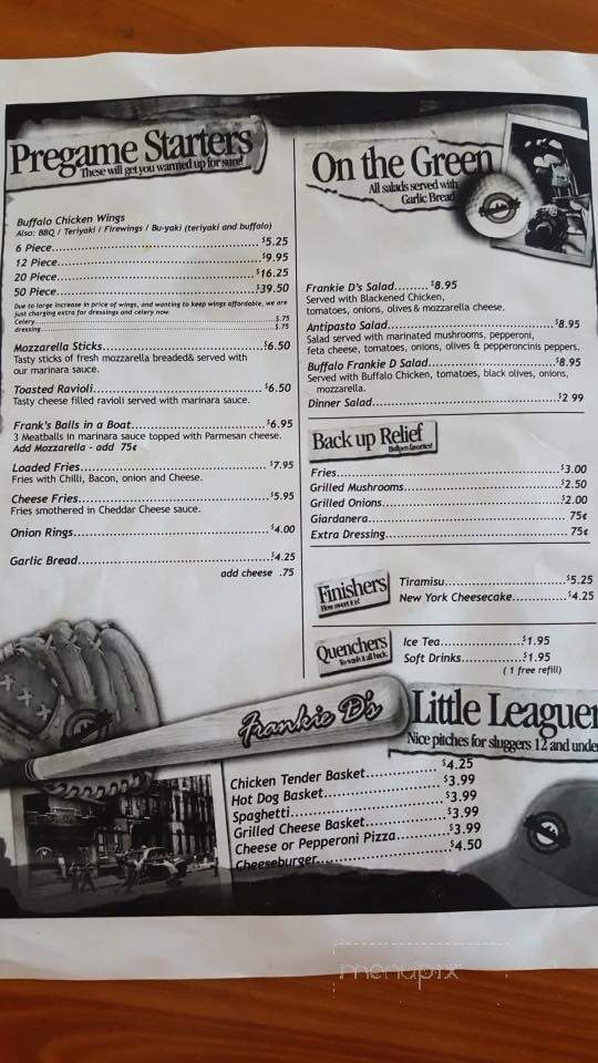 Frankie D's Southport - Southport, FL menu_pic