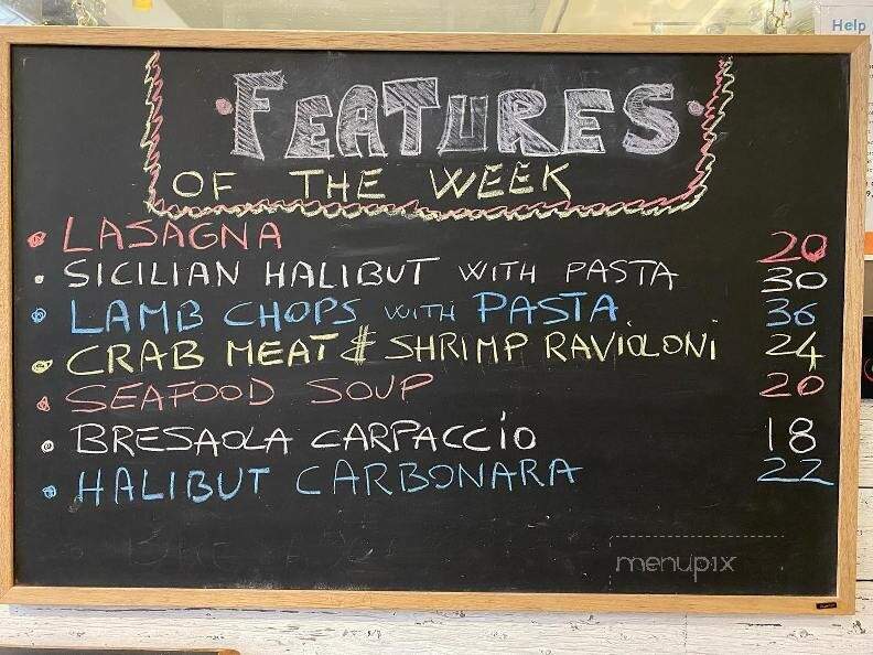 Gusto Ferrari - Penticton, BC menu_pic