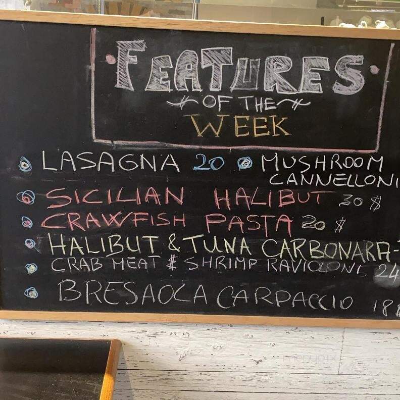 Gusto Ferrari - Penticton, BC menu_pic