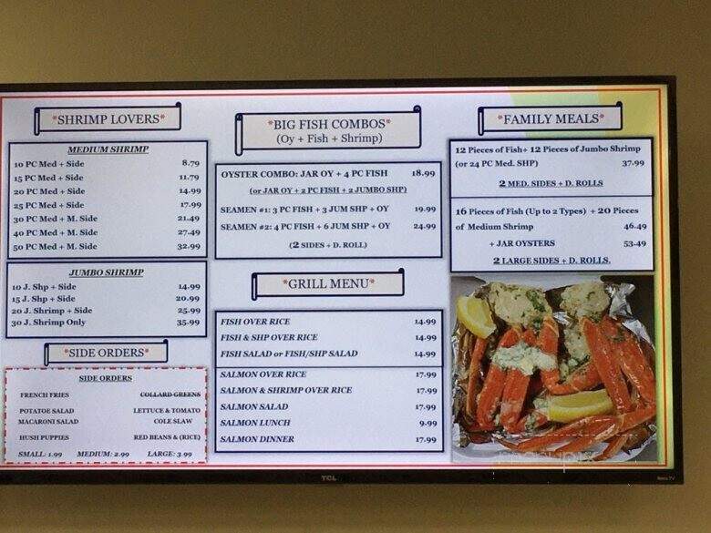 Big Fish Market - Inglewood, CA menu_pic