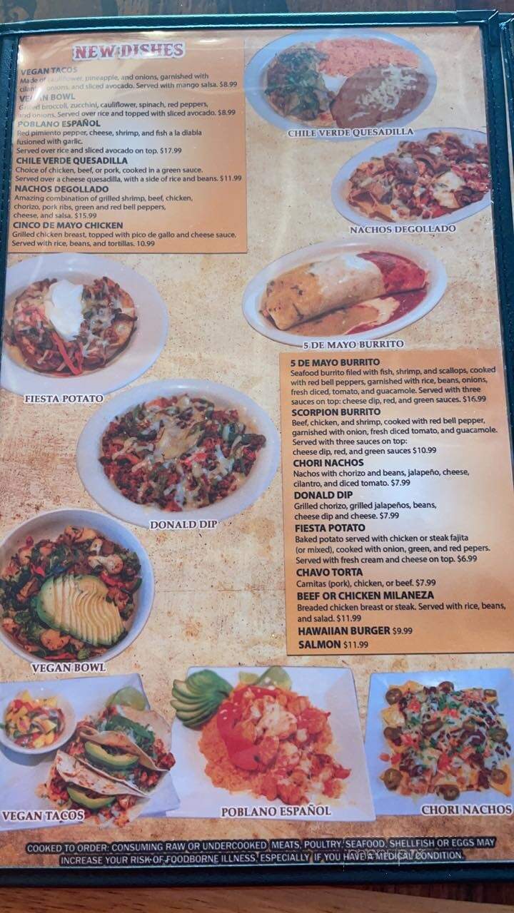 Los Mariachis - Glasgow, KY menu_pic