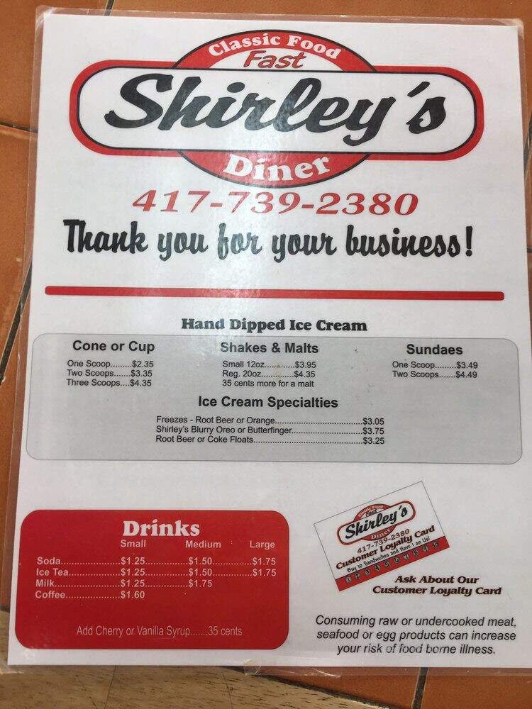 Shirley's Diner - Kimberling City, MO