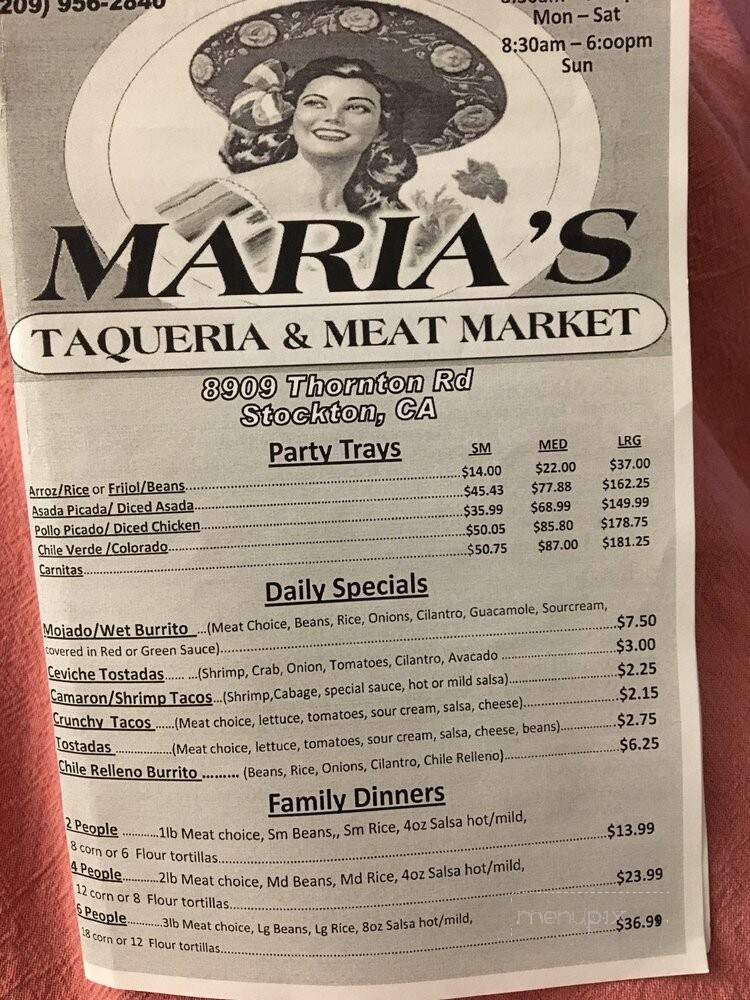 Maria's Taqueria & Meat Market - Stockton, CA