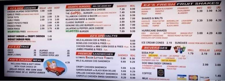 E Z's Burger Deluxe - Wenatchee, WA