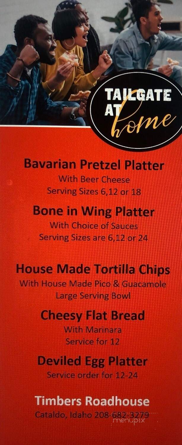 Timbers Roadhouse - Cataldo, ID menu_pic