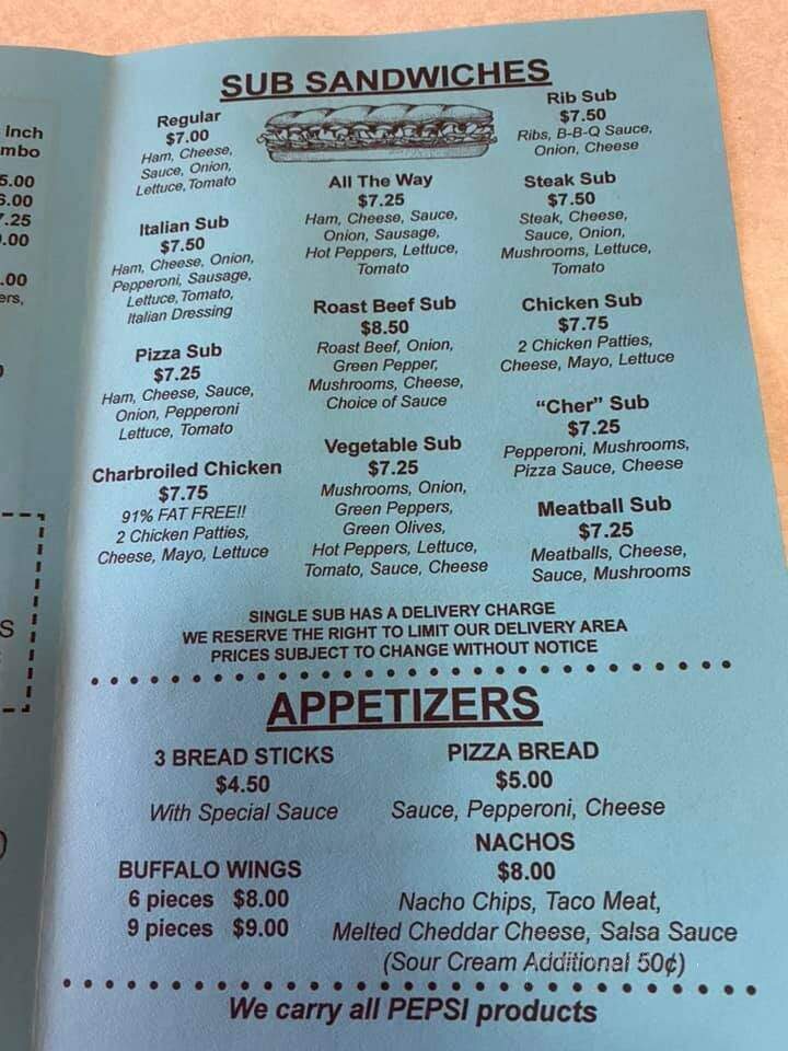 Mr Pizza Carry Out - Mount Vernon, OH menu_pic