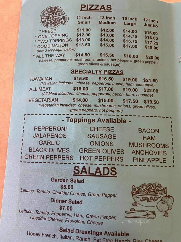 Mr Pizza Carry Out - Mount Vernon, OH menu_pic
