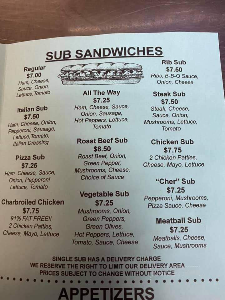 Mr Pizza Carry Out - Mount Vernon, OH menu_pic