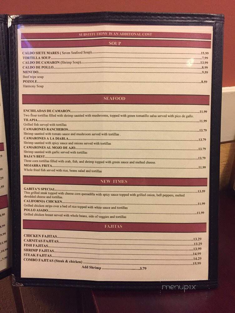 El Maguey Mexican Grill - Lodi, CA menu_pic