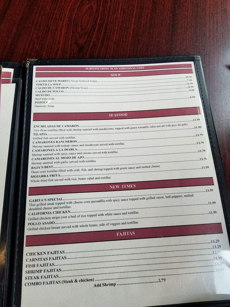 El Maguey Mexican Grill - Lodi, CA menu_pic