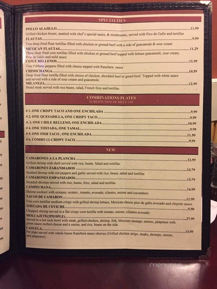El Maguey Mexican Grill - Lodi, CA menu_pic