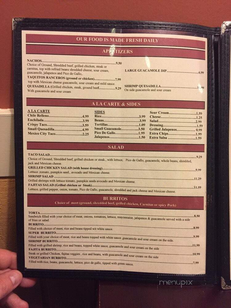 El Maguey Mexican Grill - Lodi, CA menu_pic