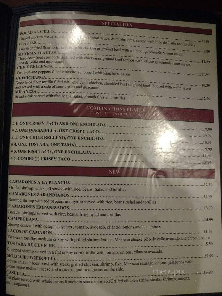 El Maguey Mexican Grill - Lodi, CA menu_pic