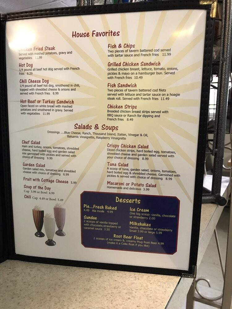 Hamilton's Cafe - Hughson, CA menu_pic