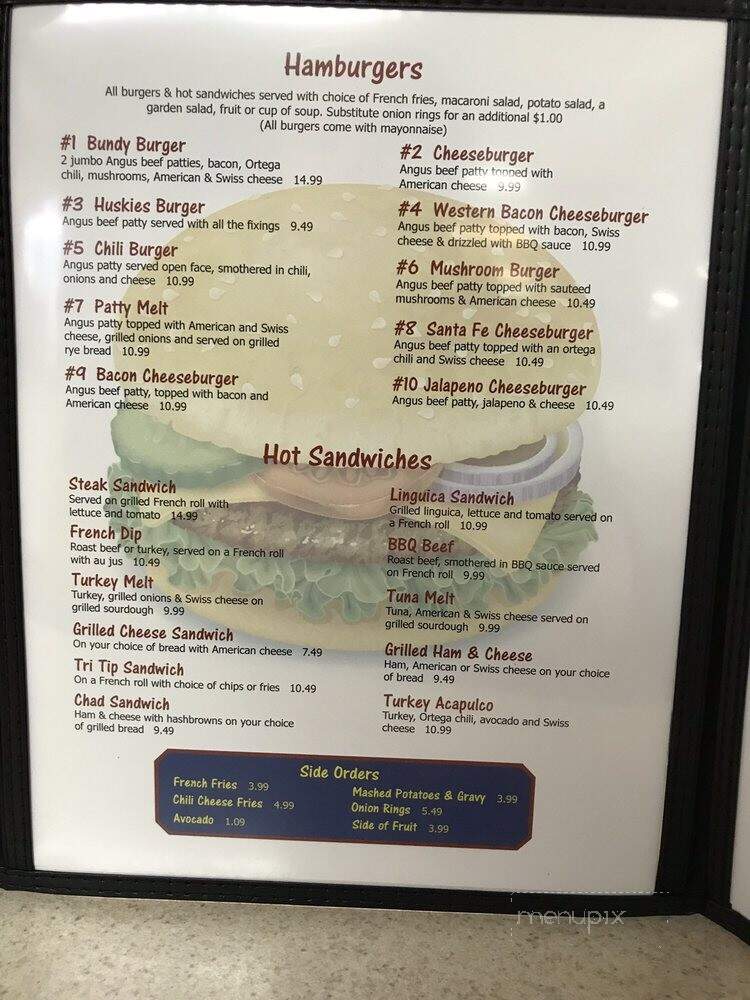 Hamilton's Cafe - Hughson, CA menu_pic