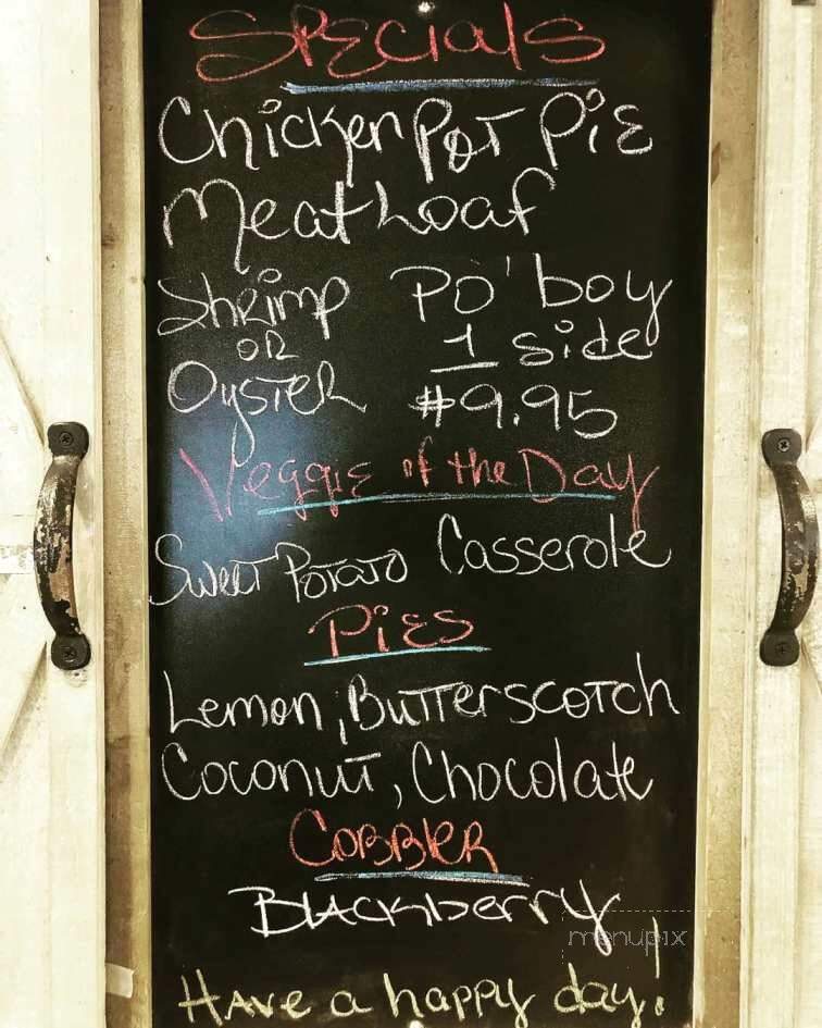 Southern Crossroads - Lenoir, NC menu_pic
