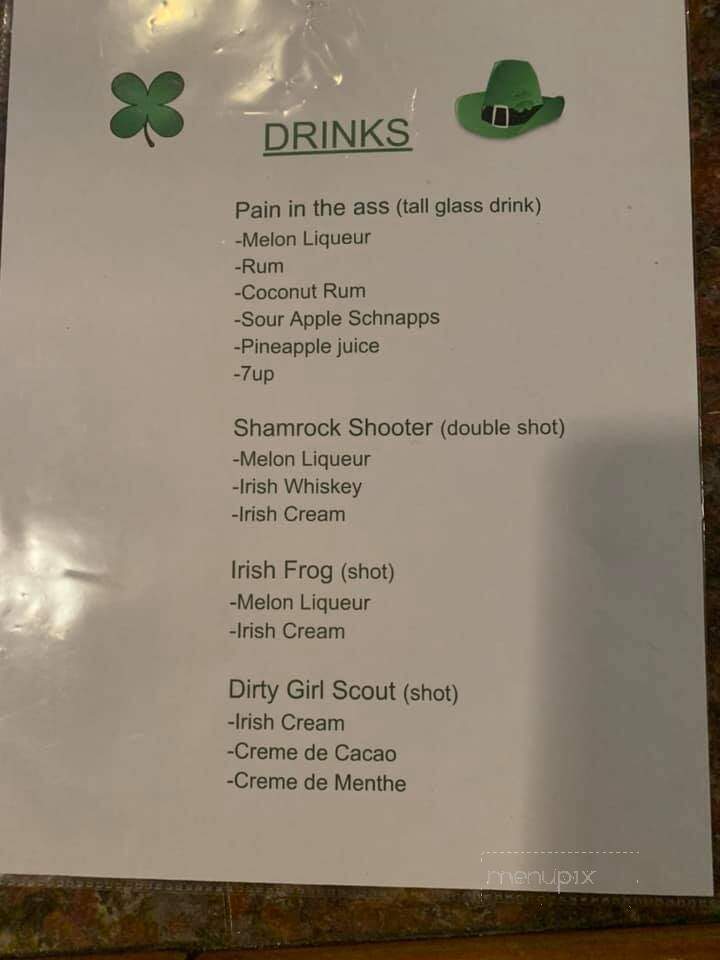 Scooter's Bar and Grill - Pennsville, NJ menu_pic