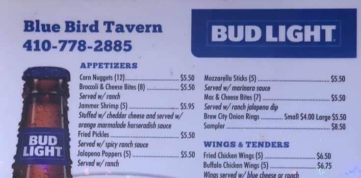 Blue Bird Tavern - Chestertown, MD