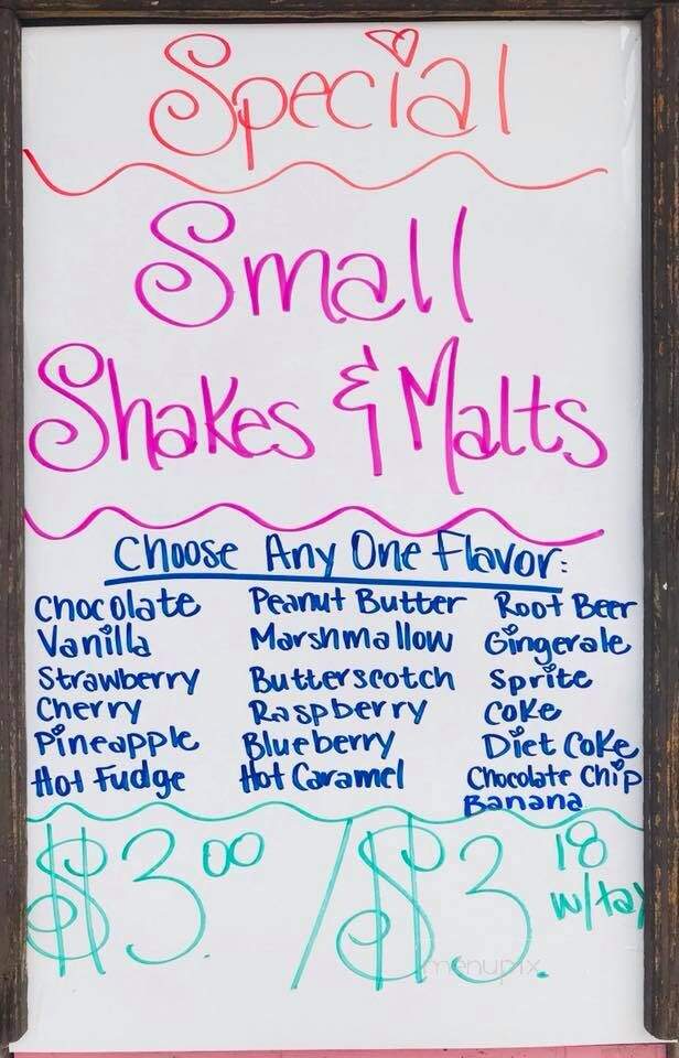 Ball's Softee Creme - Lowell, MI menu_pic