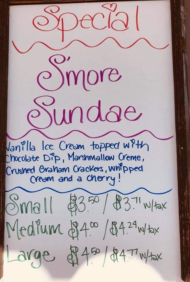 Ball's Softee Creme - Lowell, MI menu_pic