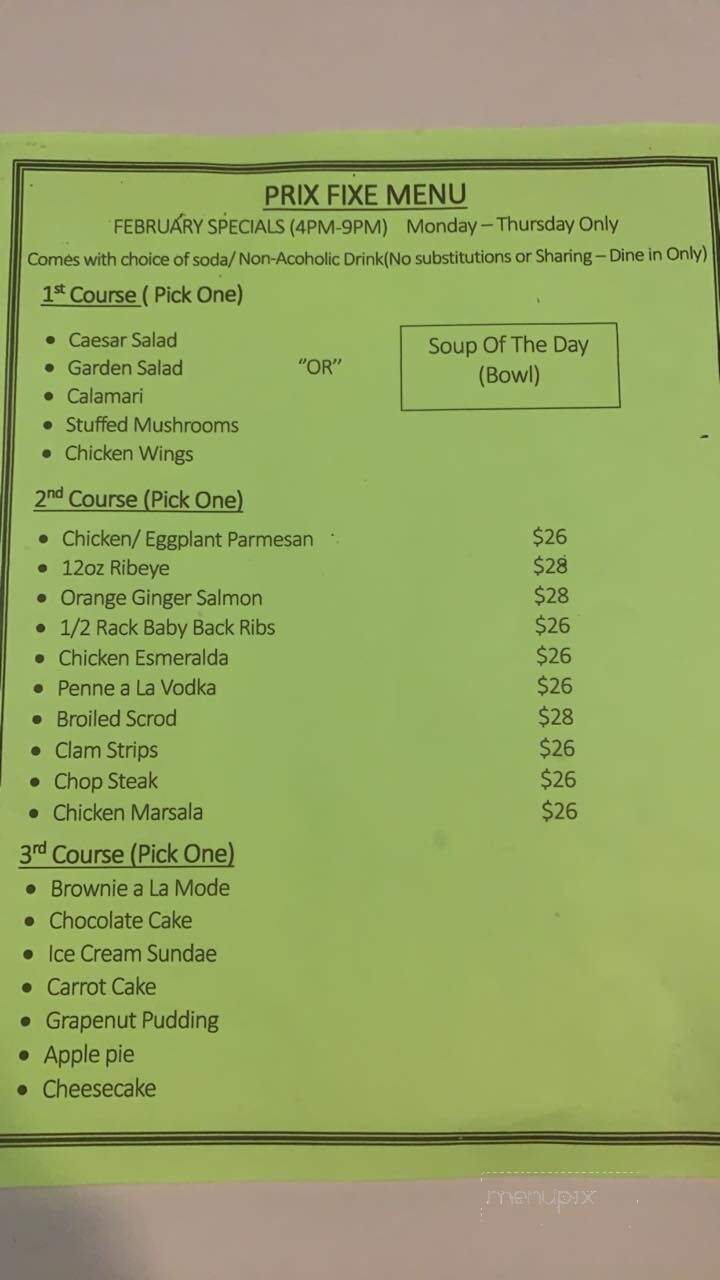 Babe's Place - Attleboro, MA menu_pic