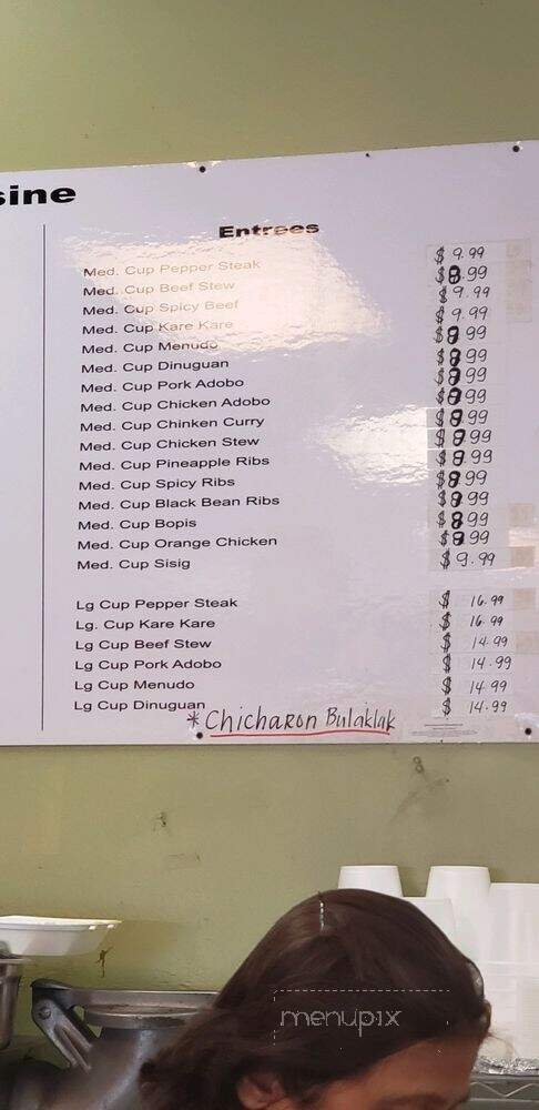 Zeny's Restaurant - Lemoore, CA menu_pic