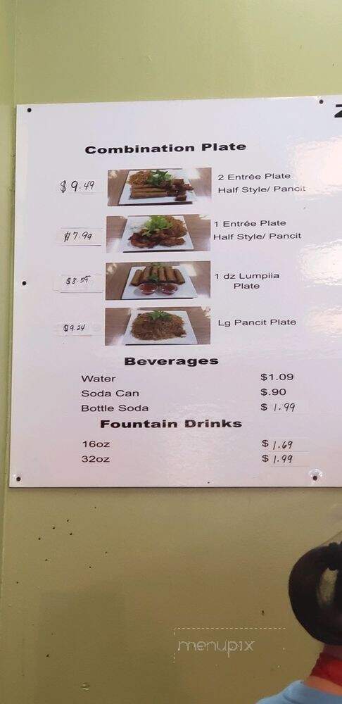 Zeny's Restaurant - Lemoore, CA menu_pic