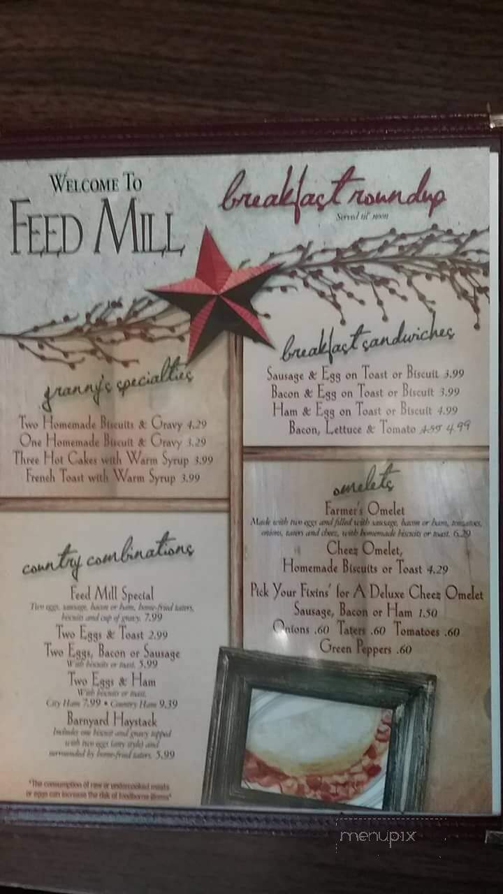 Feed Mill Restaurant & Pizza - Felicity, OH