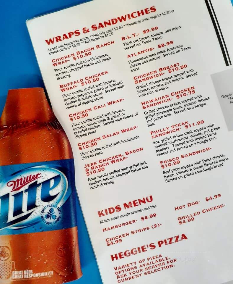 Coliseum Sports Bar & Grill - Hastings, MN menu_pic