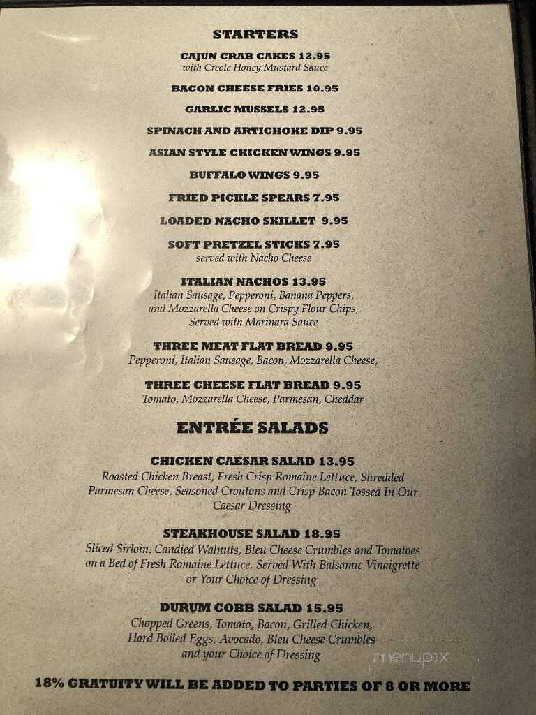 Durum Restaurant - Glasgow, MT menu_pic